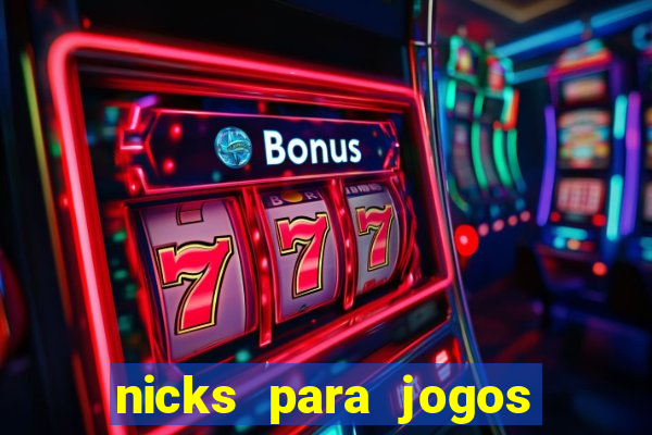 nicks para jogos de tiro